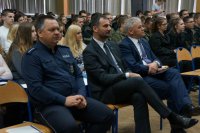 komendant bieruńskiej policji, burmistrz bierunia i starosta bieruńsko-lędziński