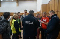 Policjanci i uczniowie PZS w Bieruniu