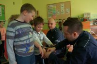 Policjanci i przedszkolaki