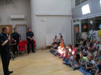 Policjanci i przedszkolaki