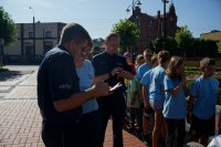 Policjanci i uczestnicy olimpiady