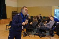 Spotkanie policjantów z uczniami PZS w Lędzinach