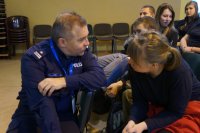Spotkanie policjantów z uczniami PZS w Lędzinach