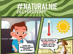 Na zdjęciu widzimy napis #Naturalnie że chronimy