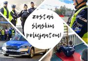 Na zdjęciu widzimy napis zostań śląskim policjantem