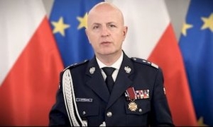 Na zdjęciu widzimy Komendanta Głównego Policji