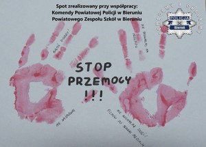 Na zdjęciu widzimy napis Stop Przemocy Rówieśnieczej