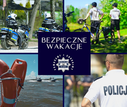 Na zdjęciu widzimy napis ...by wakacje pozostawiły tylko miłe wspomnienia