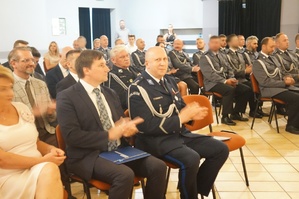 Na zdjęciu widzimy uczestników uroczystości związane z Świętem Policji 2024