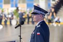 Na zdjęciu widzimy Szefa śląskich policjantów