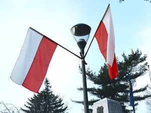 Na zdjęciu widzimy Flagę Rzeczpospolitej Polskiej