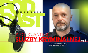 Na zdjęciu widzimy napis Z policjantem służby kryminalnej – część 1