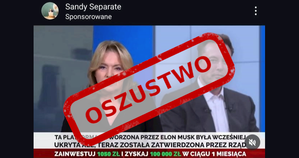 Na zdjęciu widzimy napis Oszustwa reklamowe na dużych platformach internetowych