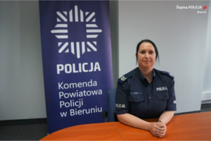 Na zdjęciu widzimy dzielnicową