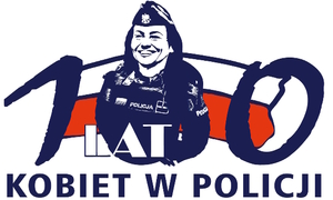 Na zdjęciu widzimy napis 100 lat kobiet w Policji