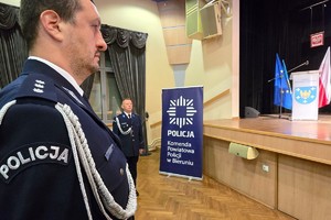 Na zdjęciu widzimy obchody Święta Policji bieruńskiej komendy