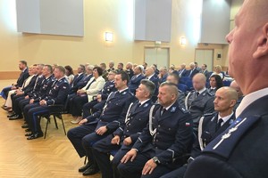 Na zdjęciu widzimy obchody Święta Policji bieruńskiej komendy