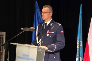 Na zdjęciu widzimy obchody Święta Policji bieruńskiej komendy