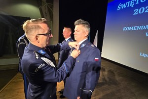 Na zdjęciu widzimy obchody Święta Policji bieruńskiej komendy