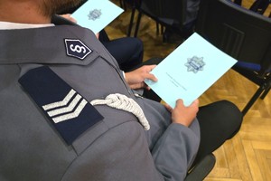 Na zdjęciu widzimy obchody Święta Policji bieruńskiej komendy
