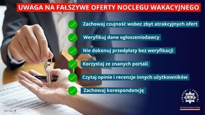 Fałszywa oferta wakacyjnego noclegu - jak działają oszuści i jak się chronić