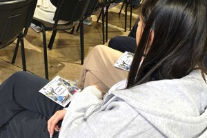 Na zdjęciu widzimy uczennice z PZS Lędziny