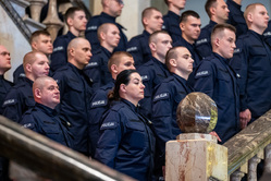 Nowi policjanci ślubowali w Śląskim Urzędzie Wojewódzkim