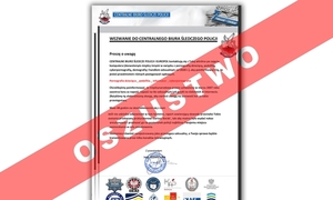 Uwaga! Przestępcy podszywają się pod policjantów CBŚP