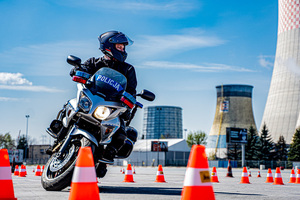 Najlepsi policjanci z drogówki podczas drugiego dnia konkursu