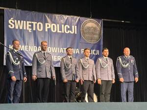 Na zdjęciu widzimy Uroczyste obchody Święta Policji wraz z 20-leciem Komendy Powiatowej Policji w Bieruniu