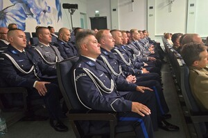 Na zdjęciu widzimy Uroczyste obchody Święta Policji wraz z 20-leciem Komendy Powiatowej Policji w Bieruniu